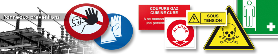 Panneaux préventions
